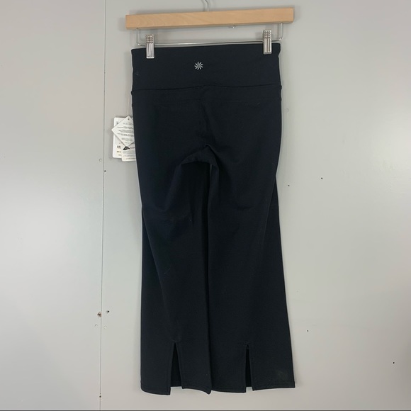 New! Athleta Power Up Capri Pants Yoga Black XS Extra Small - Picture 7 of 8